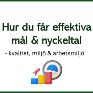 Hur du får effektiva mål & Nyckeltal